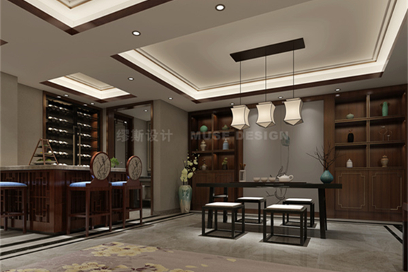 中式风格客厅装修技巧，展现古典端庄之美。